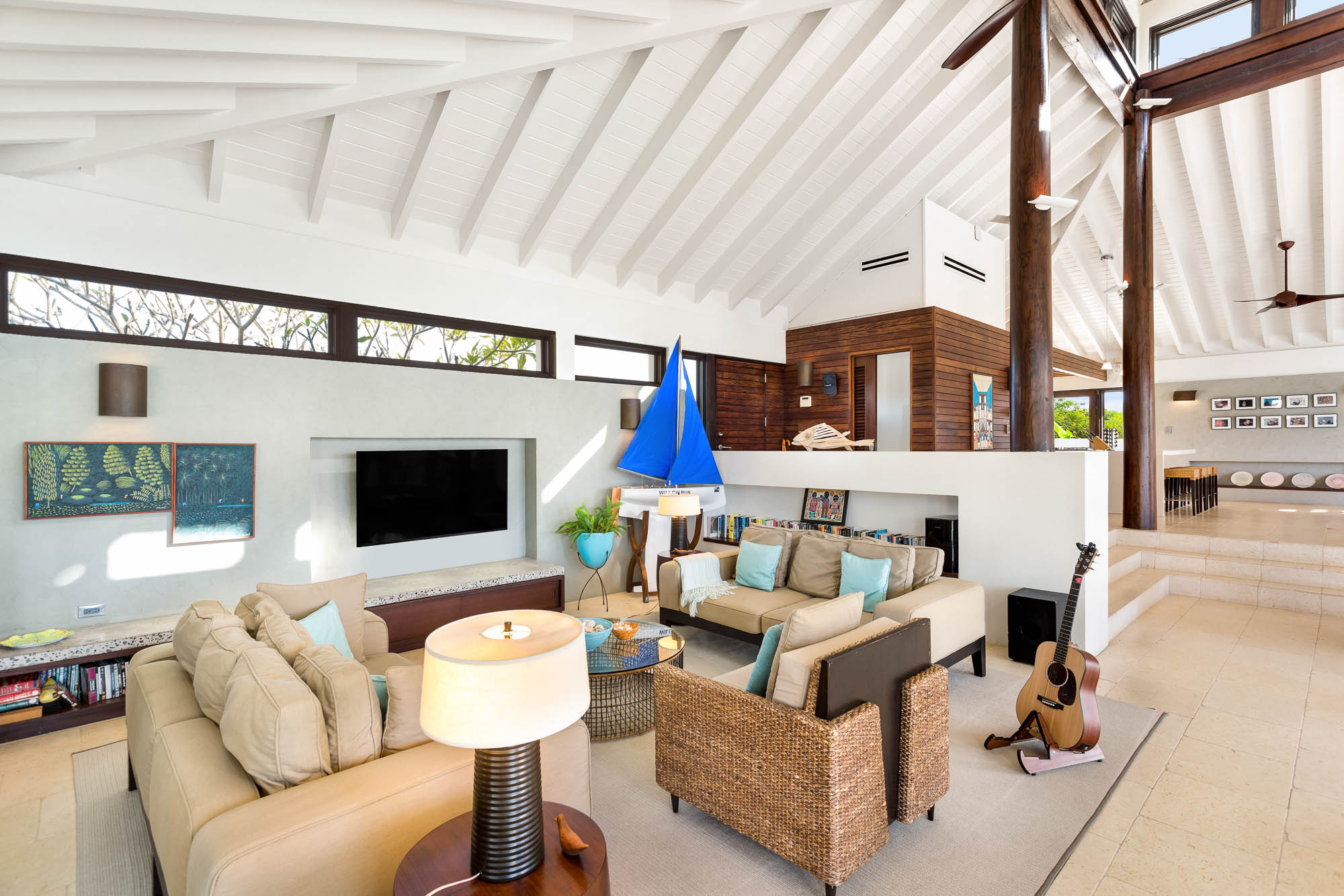 Sitting area with water view